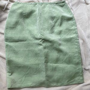 vintage mini mint green skirt by Abraham Zürich Paris